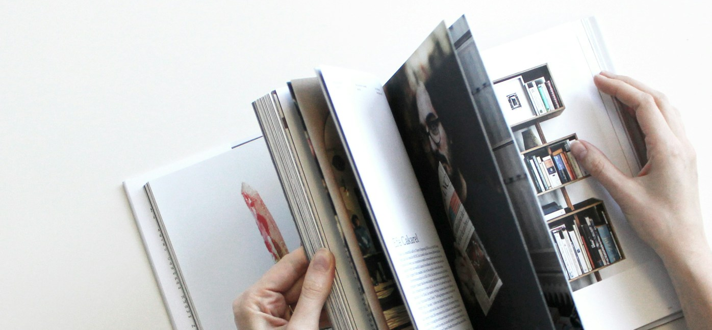 Reading a Magazine